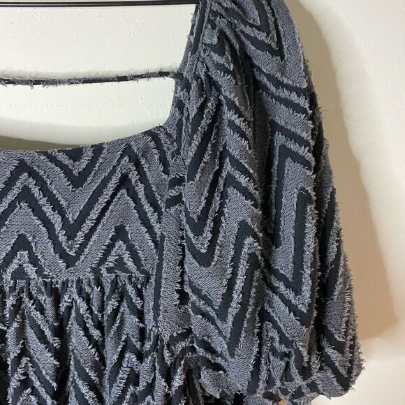 Free People Wavy Baby Got Back Babydoll Tunic Dress - Picture 3 of 10